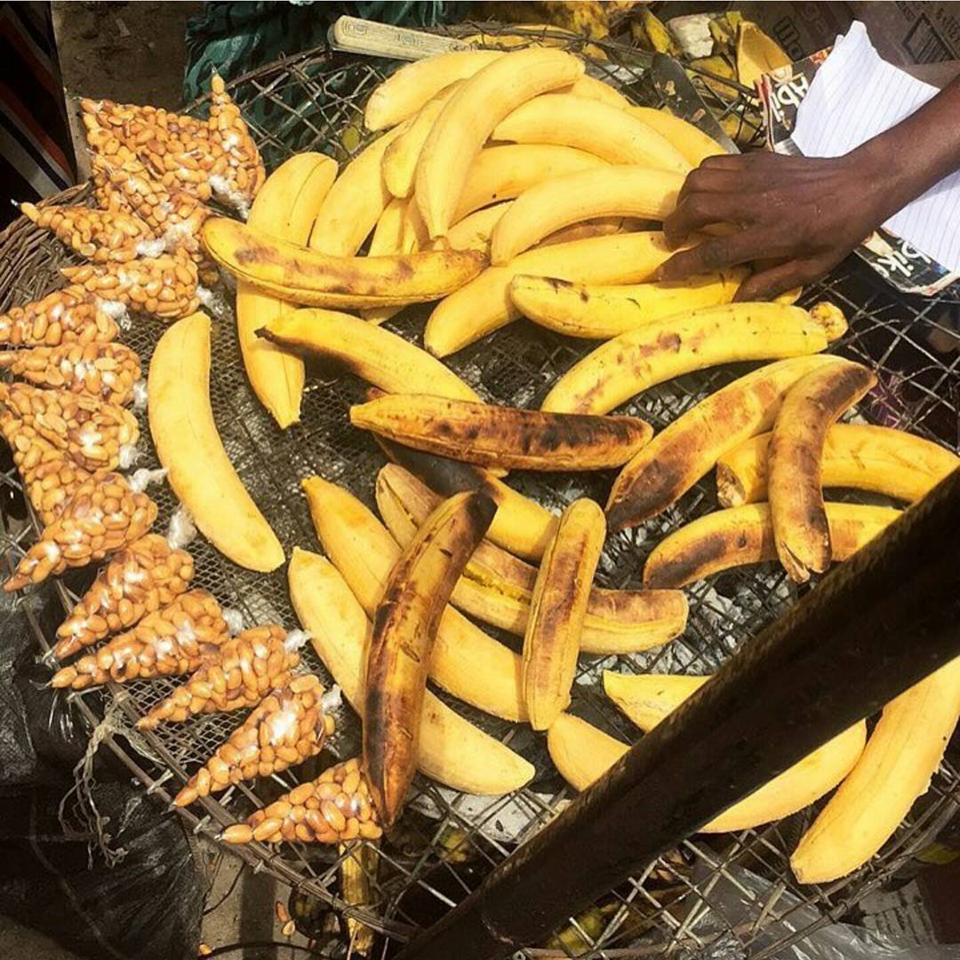 Roasted Plantain and Peanut Snack